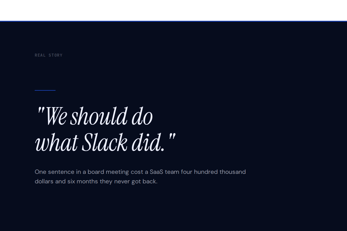 LinkedIn short-form post example