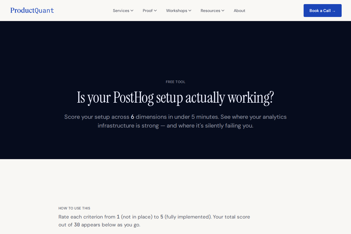 Interactive lead capture tool example