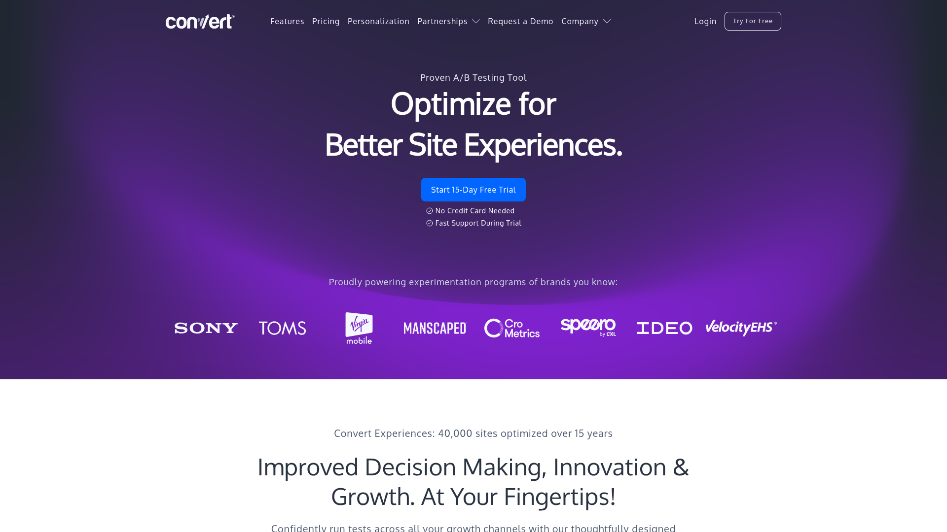 Convert — Best for Privacy-Conscious Teams interface