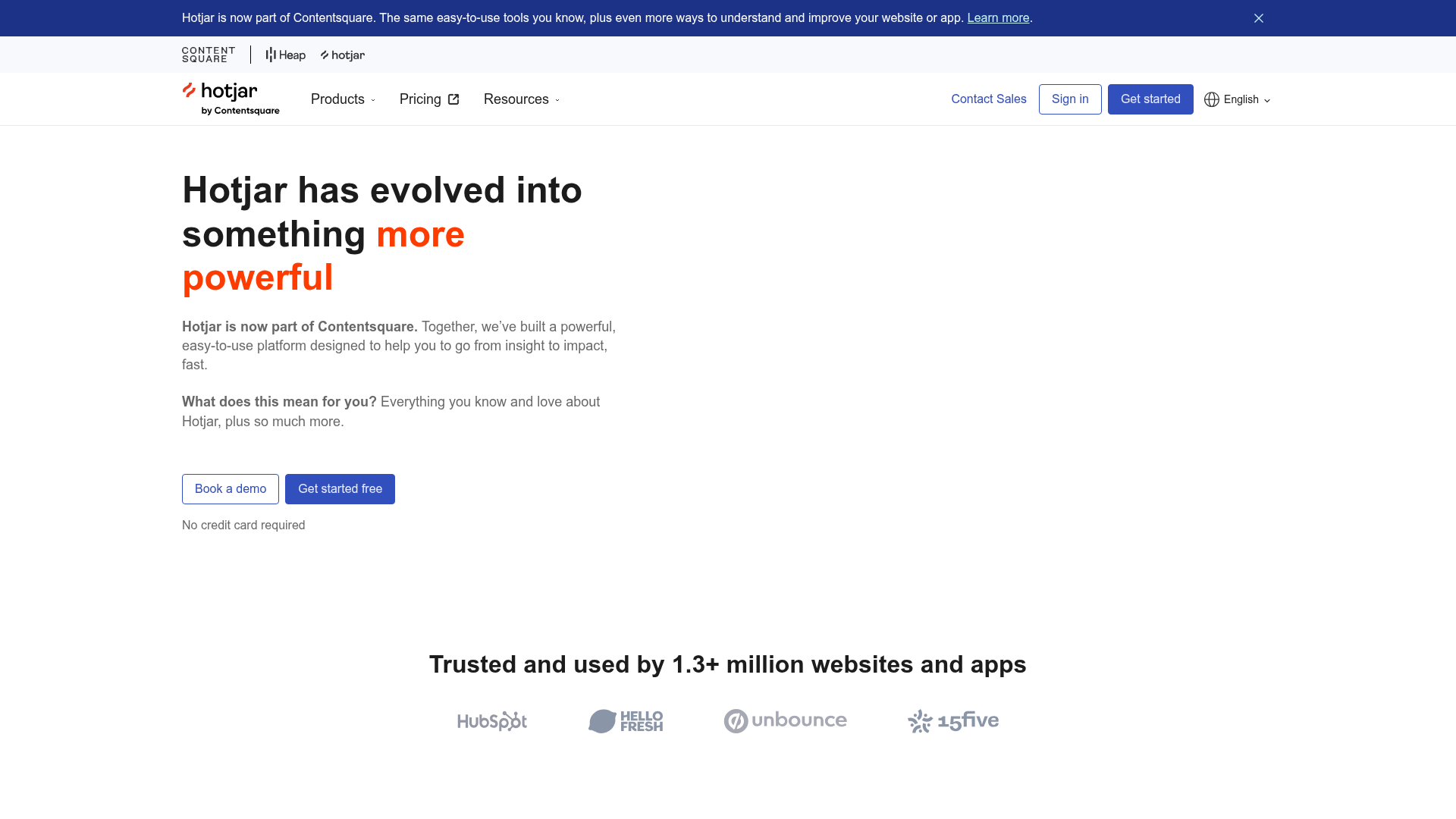 Hotjar — Best for Visual Feedback interface