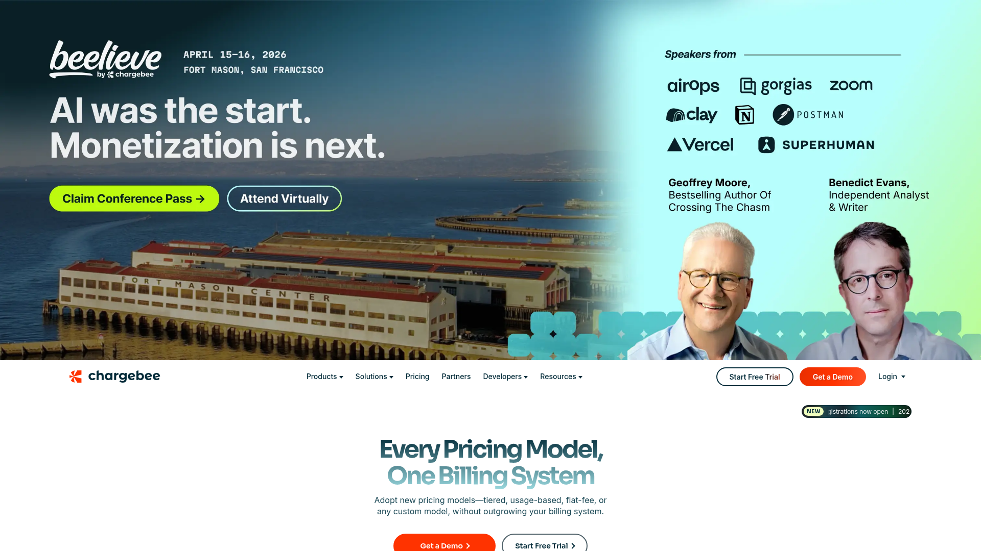 Chargebee — Best for Pricing Tests interface