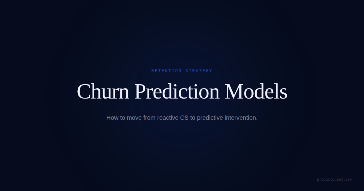 Churn Prediction Models