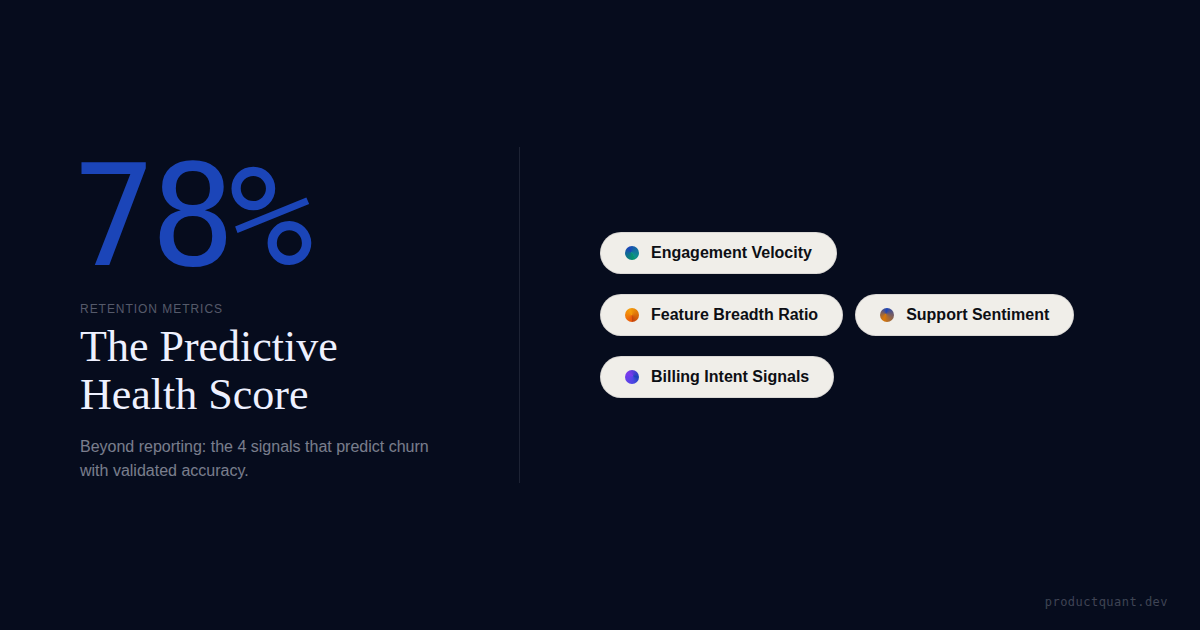 Customer health scoring for SaaS: early warning signals that predict churn