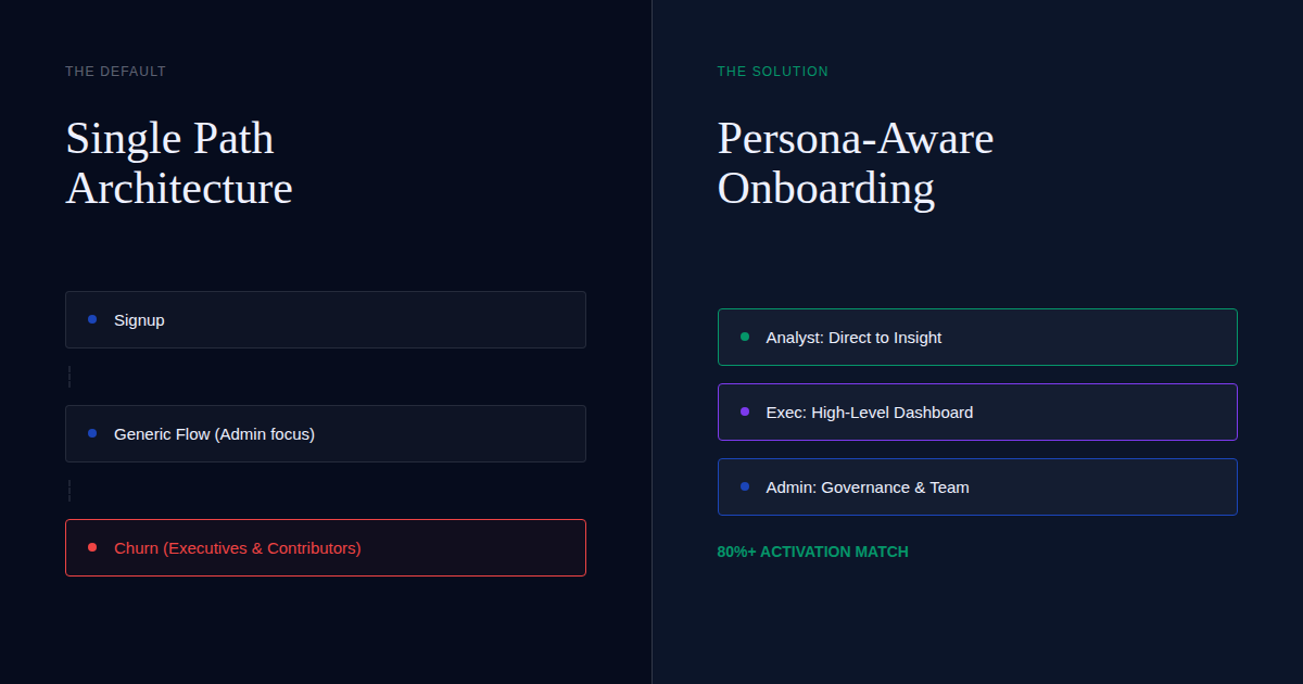 Persona-Specific Onboarding Architecture
