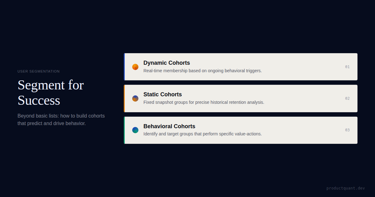 PostHog Cohort Analysis Guide