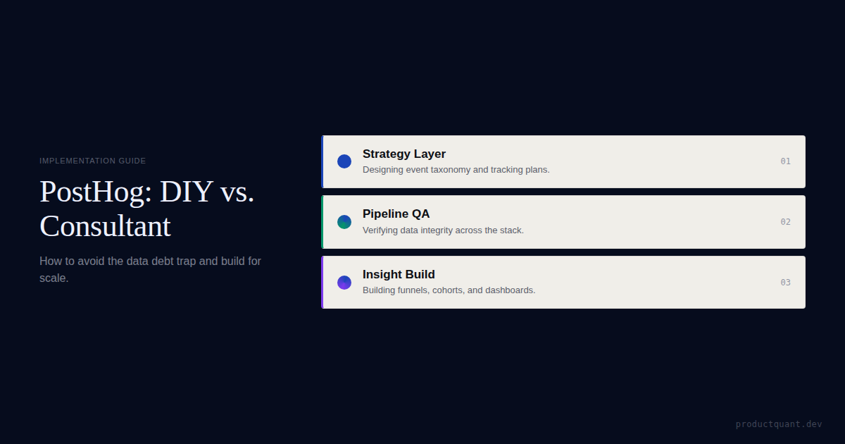 PostHog Implementation: DIY vs. Hiring a Consultant