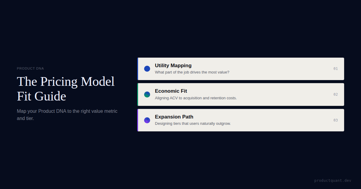 Why Your Pricing Model Is Fighting Your Product