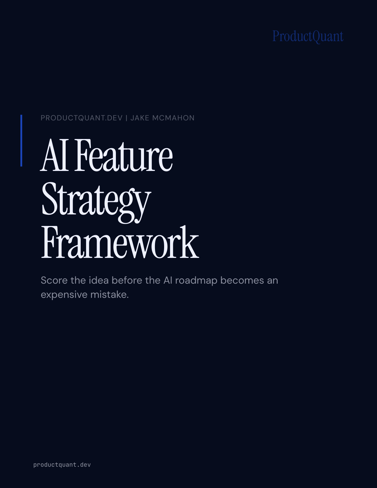 AI Feature Strategy Framework cover